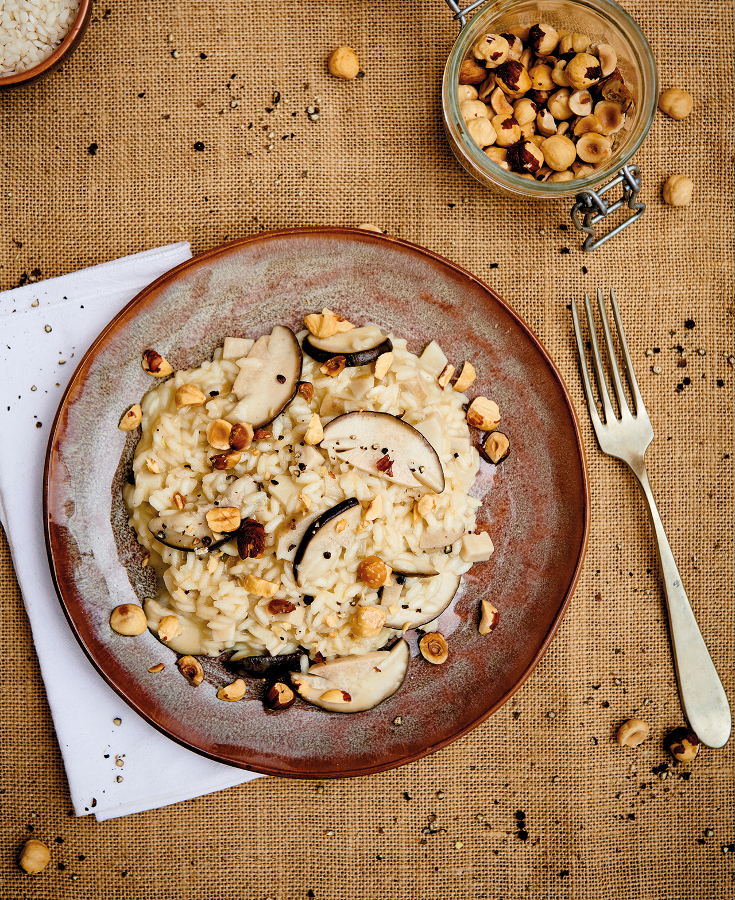 Risotto ai funghi e nocciole - SuperSIGMA