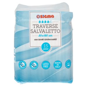 Sigma Traverse Salvaletto 80x180 cm con lembi rimboccabili 15 pz -  SuperSIGMA