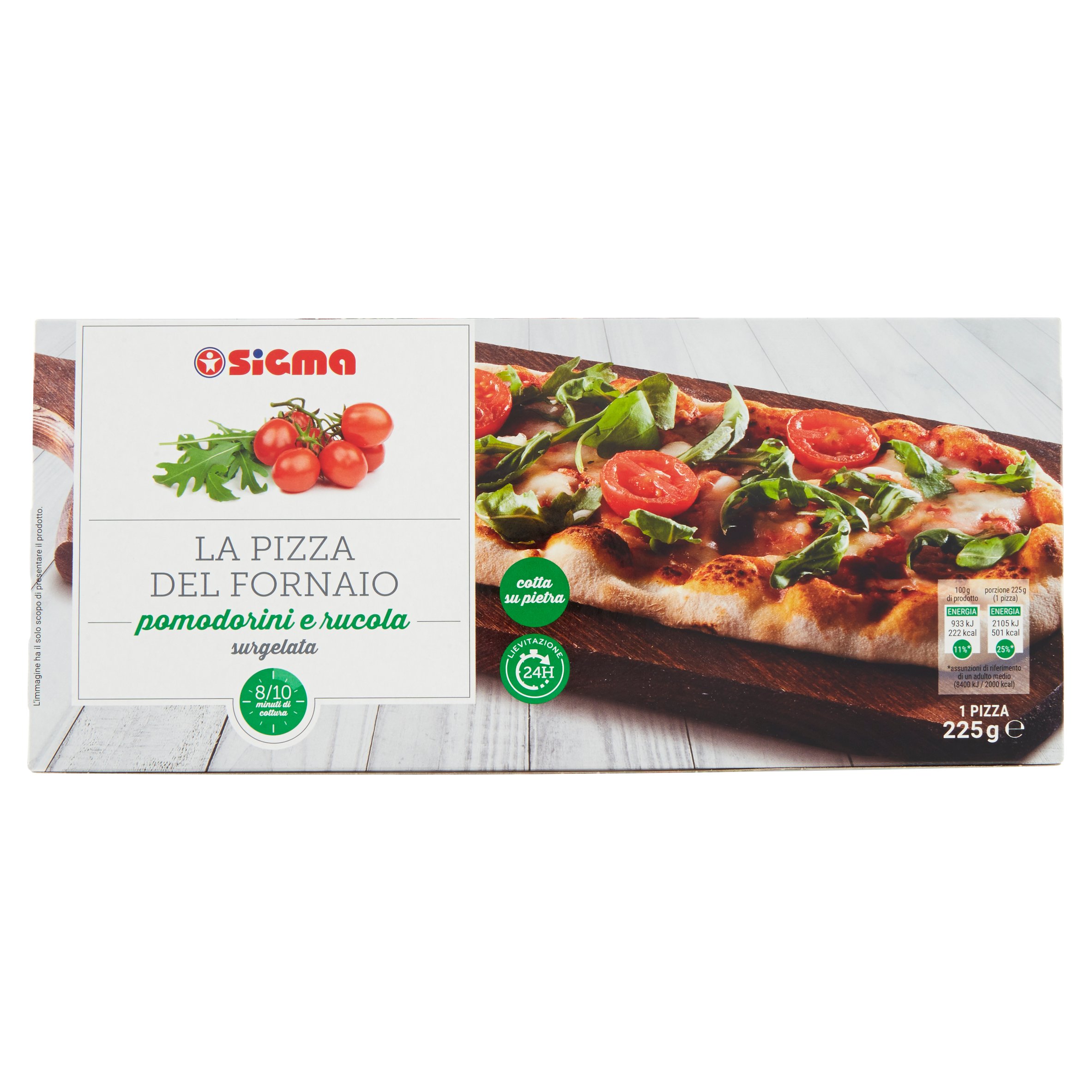 Gusto & Passione Pizza Salsiccia e Friarelli Surgelata 330 g