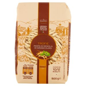 Gusto & Passione Trofie Pasta di Semola di Grano Duro 500 g - SuperSIGMA