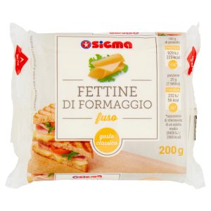 Sole Le Fettine 8 Fette di Formaggio Fuso