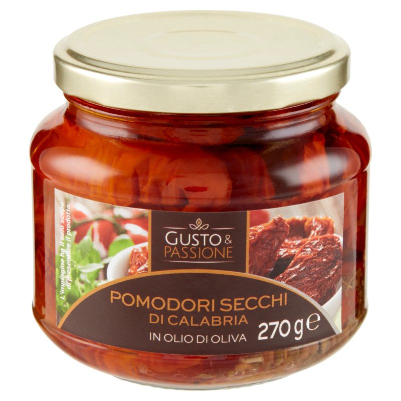 Gusto & Passione Pomodori Secchi di Calabria in Olio di Oliva 270 g