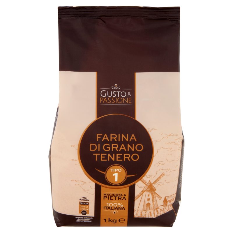 Gusto & Passione Farina di Grano Tenero Tipo 1 1 kg