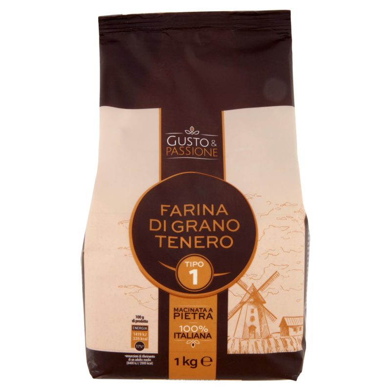 Gusto & Passione Farina di Grano Tenero Tipo 1 1 kg